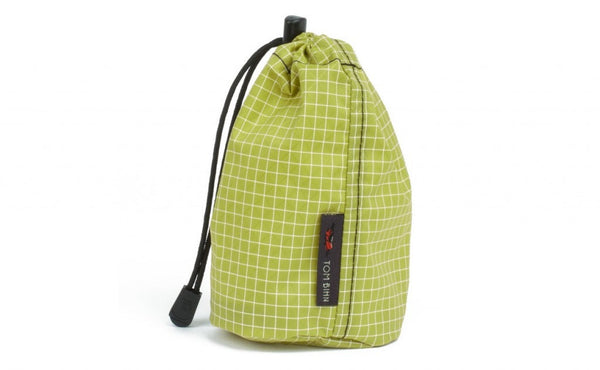 A Size 1 Wasabi (green with white grid) 200 Halcyon Travel Stuff Sack.